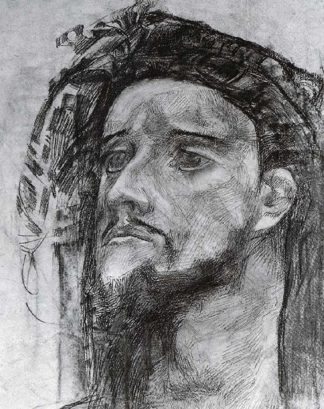 Head of a prophet, Mikhail Vrubel